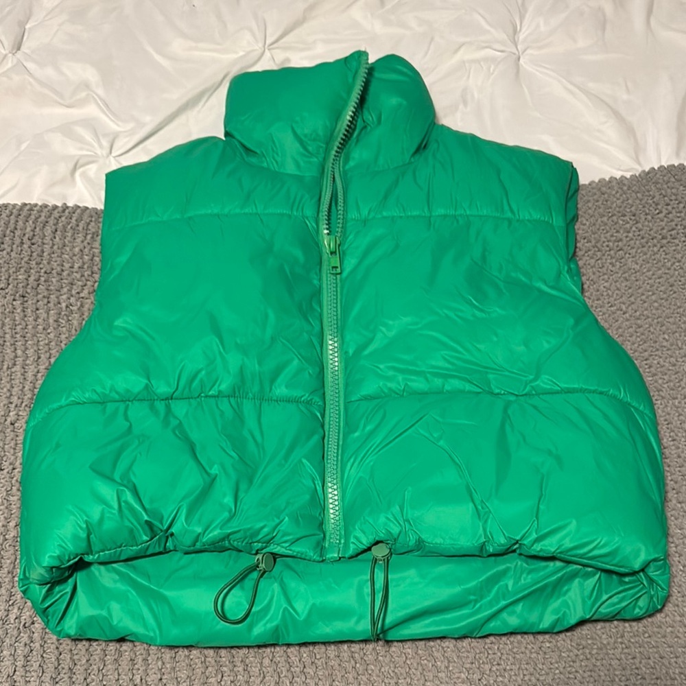 Green Puffer Vest